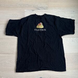 Men’s vintage style Black Collection 26 Graphic embroidered T-Shirt